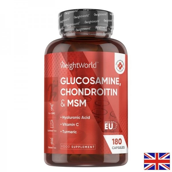 WeightWorld - глюкозамин, хондроитин и MSM, 180 капсули